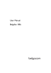 User Manual Belgafax 180s