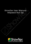 ShowTex User Manual HiSpeed Roll Up