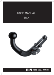 USER MANUAL BMA - KIA Accessoires