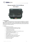 Ethernet controller TCW121B (FW2.xx) User manual