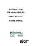 User's Manual DP8340II SERIES [Serial]