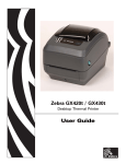 User Guide Zebra GX420t / GX430t