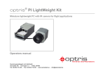 Operators manual optris PI LightWeight Kit - E2013-04-B