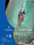 2012 swim spa owners manual (english) 010312