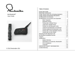 M4 Bluetooth User Guide © 2013 Neckmike USA