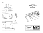 User's Guide LRD8200 Label Sensor Lion Precision