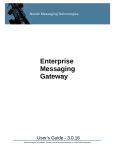 Enterprise Messaging Gateway - User's Guide