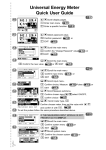 Universal Energy Meter Quick User Guide
