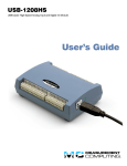 USB-1208HS User's Guide