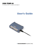 USB-TEMP-AI User's Guide