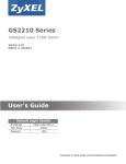 GS2200-24(P) User's Guide (January 2010) - Server 2