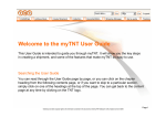 Welcome to the myTNT User Guide