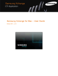 Samsung Xchange for Mac – User Guide