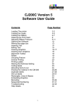 CJ200C Version 5 Software User Guide
