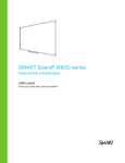 SMART Board M600 series interactive whiteboard user's guide