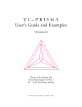 T C – P R I S M A  User's Guide and Examples - Thermo