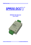 SBOOST DCC Booster User Guide