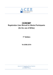 CEREMP Registration User Manual for Market Participants