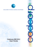 Cadcorp SIS User Guide V6.2