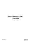 HomeAutomation v2.0.2 User Guide
