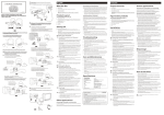 Troubleshooting Care and Maintenance Specifications English What