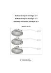 Bruksanvisning för downlight 12 V Bruksanvisning for