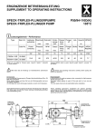 ergänzende betriebsanleitung supplement to operating instructions