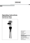 Operating Instructions - OPTISWITCH 3000 C - with two-wire