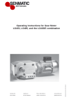 Operating Instructions for Gear Motor LG403, LG405, and the LG403