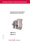 Turbomolecular Drag Pumps TMH 071 P TMU 071 P