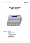 Operating instructions EC controller - ebm