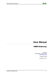 INUX - HWIO-Gateway User Manual