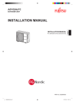INSTALLATION MANUAL