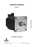 JK6 Servo Motor - Installation Manual