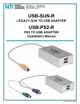 USB-SUN-R / USB-PS2-R Installation Manual