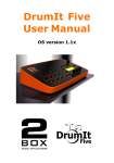 DrumIt User Manual 1.1x r3.rtf