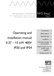 Operating and installation manual 0.37 – 15 kW 400V