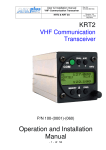 KRT2 Operation and Installation Manual