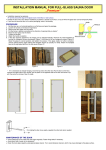 INSTALLATION MANUAL FOR FULL-GLASS