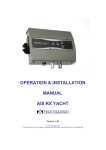 OPERATION & INSTALLATION MANUAL AIS RX