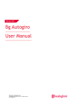Bg Autogiro User Manual