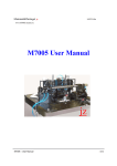 M7005 User Manual