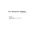 User Manual for Multitool