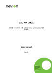 DAC-AVA-DMUX User manual
