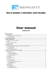 User manual