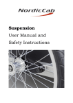 Suspension User Manual and Safety Instructions