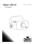 User Manual Rev01 - CHAUVET® Lighting