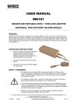 USER MANUAL MN101