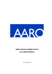 AARO OFFICE CONNECTIVITY 16.0 USER MANUAL