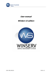 User manual WinServ II edition